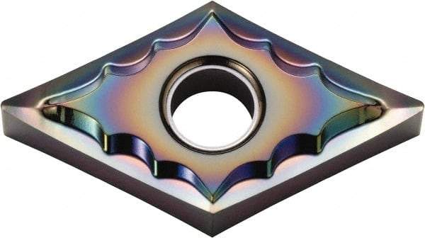 Kyocera - DNMG432 AH Grade PDL025 Carbide Turning Insert - Al2O3 Finish, 55° Diamond, 1/2" Inscr Circle, 3/16" Thick, 1/32" Corner Radius - Eagle Tool & Supply