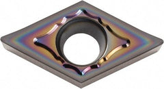 Kyocera - DCGT3251 AH Grade PDL025 Carbide Turning Insert - Al2O3 Finish, 55° Diamond, 3/8" Inscr Circle, 5/32" Thick, 1/64" Corner Radius - Eagle Tool & Supply