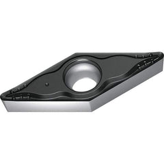 Walter - VCGT160408 MM4 Grade WSM20S Carbide Turning Insert - TiALN/Al2O3 Finish, 35° Diamond, 3/8" Inscr Circle, 3/16" Thick, 0.031" Corner Radius - Eagle Tool & Supply