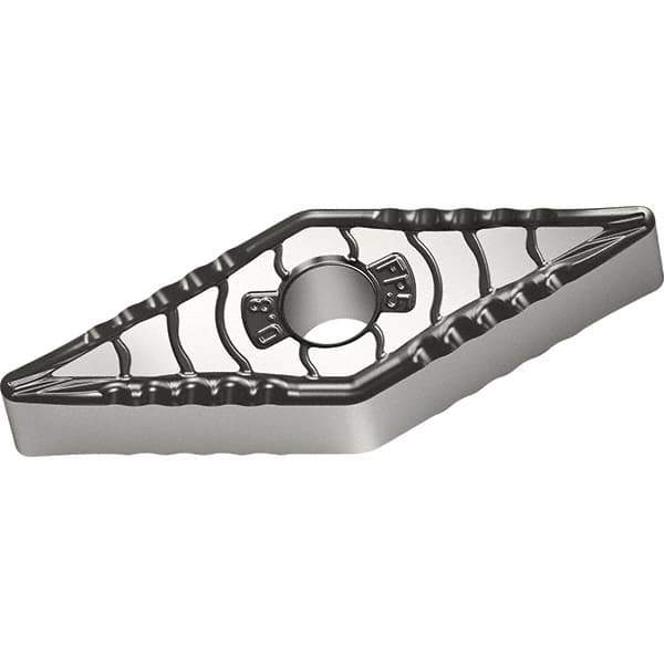 Walter - VNMG333 FP5 Grade WPP10S Carbide Turning Insert - TiCN/Al2O3/TiCN Finish, 35° Diamond, 3/8" Inscr Circle, 3/16" Thick, 0.047" Corner Radius - Eagle Tool & Supply