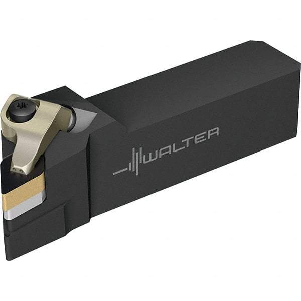 Walter - DDJN, Left Hand Cut, 93° Lead Angle, 25mm Shank Height x 25mm Shank Width, Negative Rake Indexable Turning Toolholder - 140mm OAL, DN.. 1506 Insert Compatibility, Series DDJN - Eagle Tool & Supply