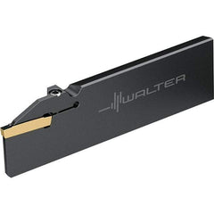 Walter - 32mm Blade Height, 1/4" Blade Width, 110mm OAL, Right Hand Cut, Single End Indexable Cut-Off Blade - 33mm Max Depth of Cut, G1041 Blade, GX Series - Eagle Tool & Supply