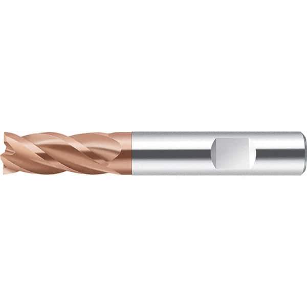 Walter-Prototyp - 16mm, 42mm LOC, 16mm Shank Diam, 92mm OAL, 4 Flute, Solid Carbide Square End Mill - AlCrN Finish, Spiral Flute, 35° Helix, Right Hand Cut, Right Hand Flute, Series MC232 - Eagle Tool & Supply