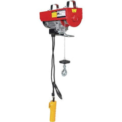 Vestil - 0.2 Ton Capacity, 30 FPM Lift Speed, 115 Volt, Cable Hoist Puller - 18 & 36' Max Lift - Eagle Tool & Supply