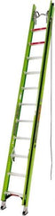 Little Giant Ladder - 24' High, Type IAA Rating, Fiberglass Extension Ladder - 375 Lb Capacity, 22' Working Length - Eagle Tool & Supply