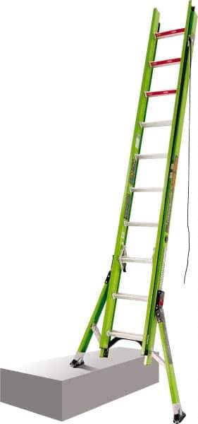 Little Giant Ladder - 20' High, Type IAA Rating, Fiberglass Extension Ladder - 375 Lb Capacity, 18' Working Length - Eagle Tool & Supply