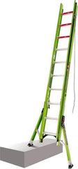 Little Giant Ladder - 20' High, Type IAA Rating, Fiberglass Extension Ladder - 375 Lb Capacity, 18' Working Length - Eagle Tool & Supply