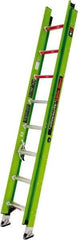 Little Giant Ladder - 16' High, Type IAA Rating, Fiberglass Extension Ladder - 375 Lb Capacity, 14' Working Length - Eagle Tool & Supply