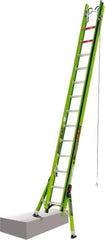 Little Giant Ladder - 28' High, Type IAA Rating, Fiberglass Extension Ladder - 375 Lb Capacity, 24' Working Length - Eagle Tool & Supply