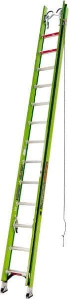 Little Giant Ladder - 28' High, Type IAA Rating, Fiberglass Extension Ladder - 375 Lb Capacity, 24' Working Length - Eagle Tool & Supply