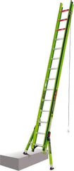 Little Giant Ladder - 28' High, Type IAA Rating, Fiberglass Extension Ladder - 375 Lb Capacity, 24' Working Length - Eagle Tool & Supply