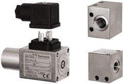 Barksdale - 430 to 4,300 psi Adjustable Range, 8,700 Max psi, Compact Pressure Switch - Unthreaded Manifold, DIN 43650A, SPDT Contact, 300SS Wetted Parts, 2% Repeatability - Eagle Tool & Supply