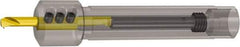 Vargus - Internal Thread, Neutral Cut, 3/4" Shank Width x 3/4" Shank Height Indexable Threading Toolholder - 3.74" OAL, 4.0SIR Insert Compatibility, SMC Toolholder, Series Micro - Eagle Tool & Supply