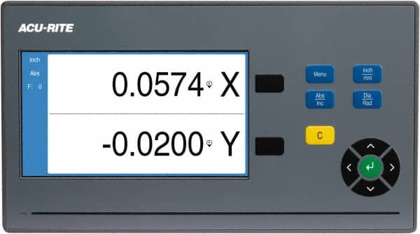 2 Axes, Milling, Lathe & Grinding Compatible DRO Counter Color TFT Display