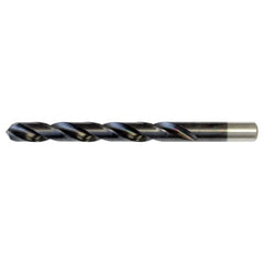7/64 RHS / RHC HSS 135 Degree Split Point Heavy Duty Jobber Drill - TiAlN - Exact Industrial Supply