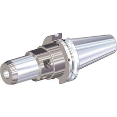Kennametal - CAT50 2-3/4" Shank Diam Taper Shank, 8mm Hole Diam, Hydraulic Tool Holder/Chuck - 27.64mm Nose Diam, 6" Projection, 27mm Clamp Depth, Through Coolant - Exact Industrial Supply