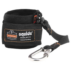 3114 Black Pull-On Wrist Lanyard With Carabiner-3Lbs - Eagle Tool & Supply