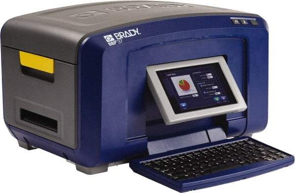 Brady - Desktop Label Printer - 300 DPI Resolution, 19" Wide x 14-1/4" Long - Eagle Tool & Supply