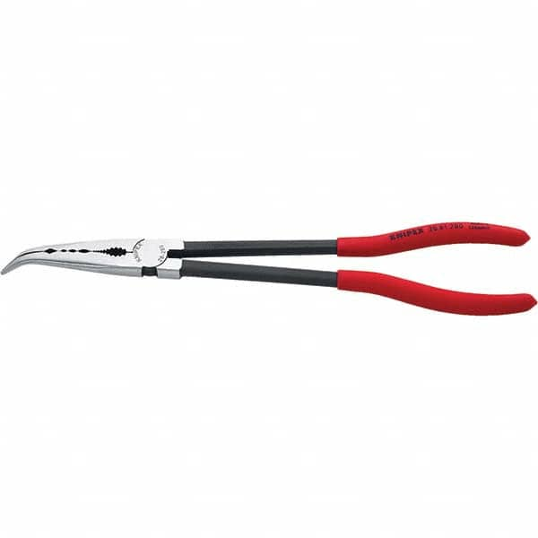 Knipex - Bent Nose Pliers Type: Needle Nose Overall Length (Inch): 11 - Eagle Tool & Supply