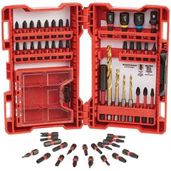 Milwaukee Tool - Power & Impact Screwdriver Bit Sets Point Type: Assorted Bit Type: Driver - Eagle Tool & Supply