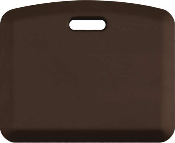 Smart Step - Dry Environment, Anti-Fatigue Matting - Brown, Urethane with Urethane Sponge Base, Beveled on All 4 Sides - Eagle Tool & Supply
