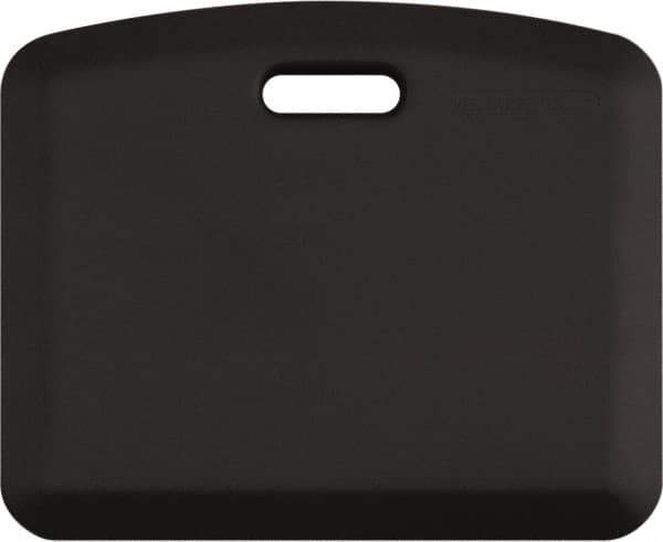 Smart Step - Dry Environment, Anti-Fatigue Matting - Black, Urethane with Urethane Sponge Base, Beveled on All 4 Sides - Eagle Tool & Supply