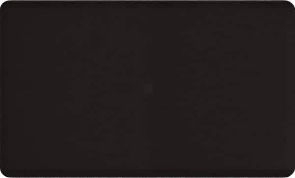 Smart Step - 5' Long x 3' Wide, Dry Environment, Anti-Fatigue Matting - Black, Urethane with Urethane Sponge Base, Beveled on All 4 Sides - Eagle Tool & Supply