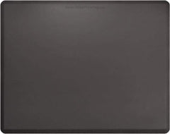 Smart Step - 5' Long x 4' Wide, Dry Environment, Anti-Fatigue Matting - Gray with Yellow Borders, Urethane with Urethane Sponge Base, Beveled on All 4 Sides - Eagle Tool & Supply
