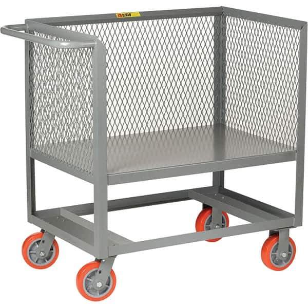 Little Giant - 2,000 Lb Capacity, 1 Shelf, Platform Truck - 53" Long x 30" Wide x 40" High - Eagle Tool & Supply