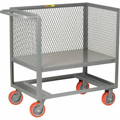 Little Giant - 2,000 Lb Capacity, 1 Shelf, Platform Truck - 53" Long x 30" Wide x 40" High - Eagle Tool & Supply
