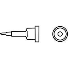 Weller - Soldering Iron Tips; Type: Round Tip ; For Use With: WSP 80, WP 80, WXP 80 Pencils - Exact Industrial Supply