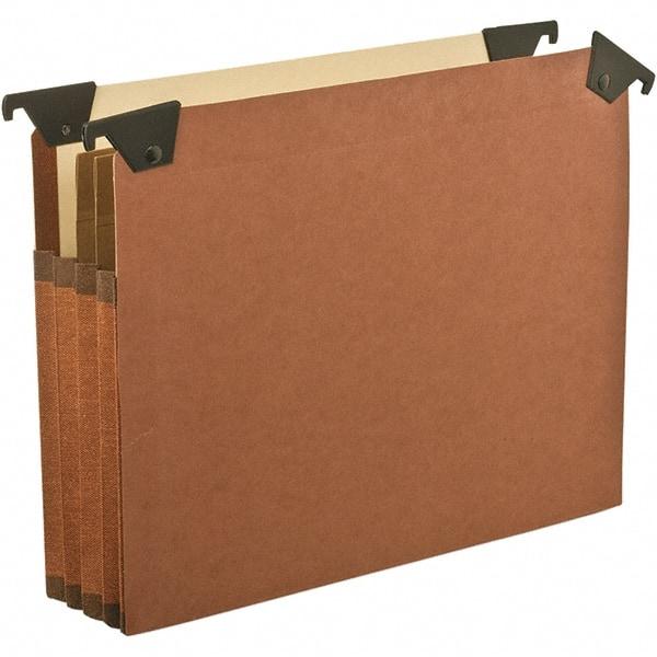 Pendaflex - 12 x 10", Letter Size, Brown, Hanging File Folder - 1/5 Tab Cut Location - Eagle Tool & Supply