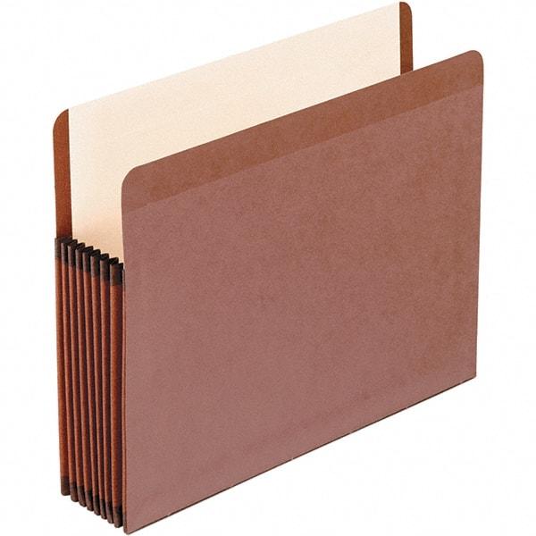 Pendaflex - 11-3/4 x 9-1/2", Letter Size, Brown, Expansion Folders - Straight Tab Cut Location - Eagle Tool & Supply