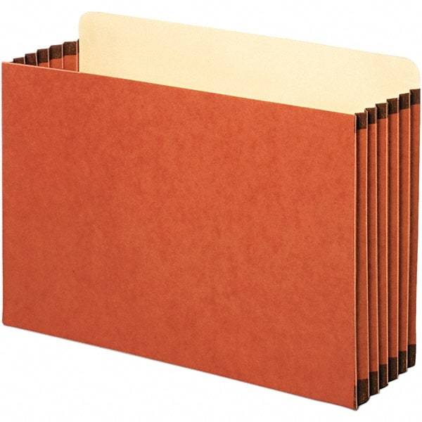 Pendaflex - 14-3/4 x 10-1/4", Legal, Redrope, 5-1/4" Expanding Wallet - Straight Tab Cut Location - Eagle Tool & Supply