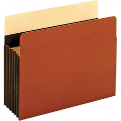 Pendaflex - 11-3/4 x 9-1/2", Letter Size, Redrope, 5-1/4" Expanding Wallet - Straight Tab Cut Location - Eagle Tool & Supply