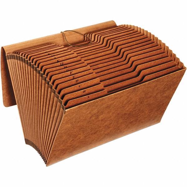 Pendaflex - 15 x 10", Legal, Brown, Expandable File Folders with Elastic Cord Closure - 1/3 Tab Cut Location - Eagle Tool & Supply