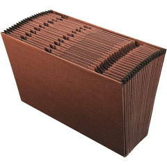 Pendaflex - 15 x 10", Legal, Redrope, A-Z Indexed Expanding Files - Assorted Tab Cut Location - Eagle Tool & Supply