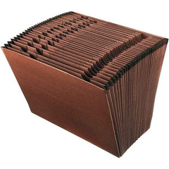 Pendaflex - 12 x 10", Letter Size, Redrope, Expansion Folders - Assorted Tab Cut Location - Eagle Tool & Supply