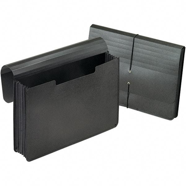 Pendaflex - 16-1/4 x 10-1/4", Legal, Black, 5-1/4" Expanding Wallet - Eagle Tool & Supply