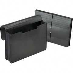 Pendaflex - 16-1/4 x 10-1/4", Legal, Black, 5-1/4" Expanding Wallet - Eagle Tool & Supply