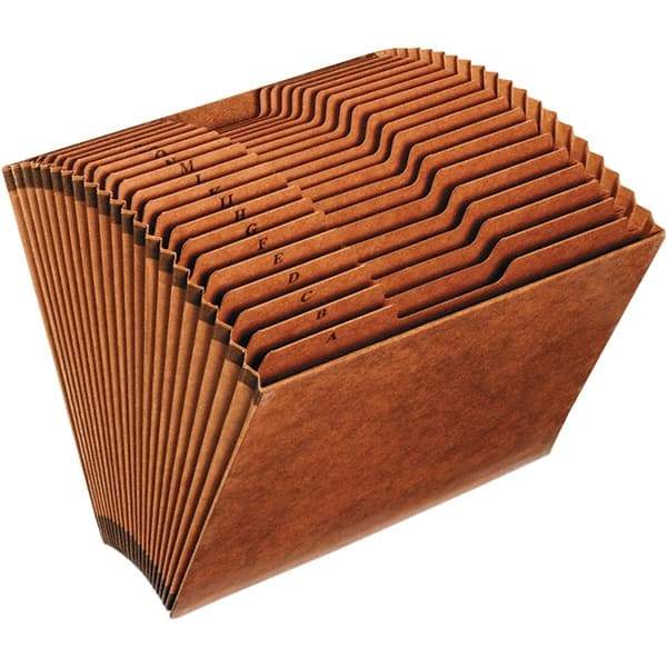Pendaflex - 12 x 10", Letter Size, Brown, Expansion Folders - 1/3 Tab Cut Location - Eagle Tool & Supply