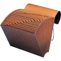 SMEAD - 12 x 10", Letter Size, Redrope, 1-31 Indexed Expanding Files - Assorted Tab Cut Location - Eagle Tool & Supply