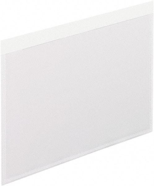 Pendaflex - 100 Piece Clear Self-Adhesive Docment Protector - 6" High x 4" Wide - Eagle Tool & Supply