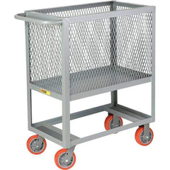 Little Giant - 2,000 Lb Capacity, 1 Shelf, Platform Truck - 53" Long x 30" Wide x 40" High - Eagle Tool & Supply