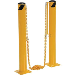 Vestil - 10.5' Long Steel Bollard - Yellow - Eagle Tool & Supply