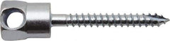 Powers Fasteners - 1/4" Zinc-Plated Steel Horizontal (Cross Drilled) Mount Threaded Rod Anchor - 1/4" Diam x 1" Long, Hex Head, 685 Lb Ultimate Pullout, For Use with Wood - Eagle Tool & Supply