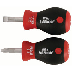 2 PC SOFTFINISH STUBBY SLOTTED/PHLP - Eagle Tool & Supply