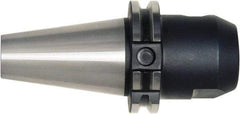 Bilz - CAT50 5/8" Shank Diam Taper Shank 5/8" Hole End Mill Holder/Adapter - 1-1/2" Nose Diam, 7-3/4" Projection, Through-Spindle, Through-Bore & DIN Flange Coolant - Exact Industrial Supply