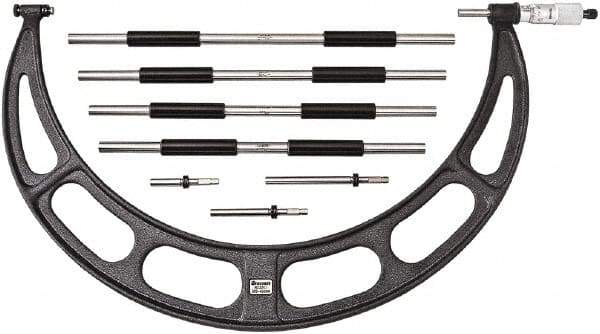 Starrett - Interchangeable-Anvil Micrometers Operation Type: Mechanical Minimum Measurement (mm): 300.00 - Eagle Tool & Supply