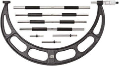 Starrett - Interchangeable-Anvil Micrometers Operation Type: Mechanical Minimum Measurement (mm): 300.00 - Eagle Tool & Supply